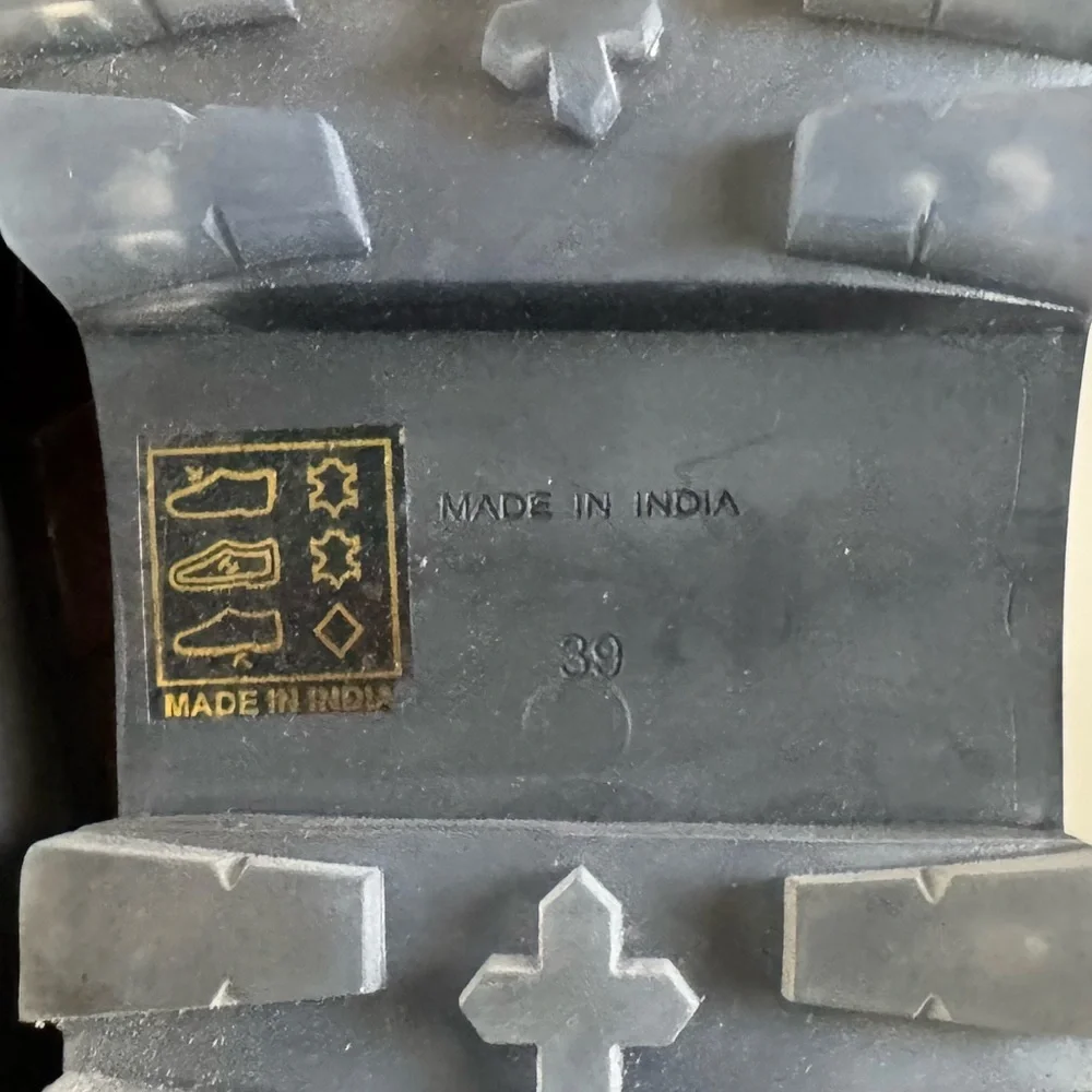 Free People Mackenzie MJ Patent Leather Loafers Brown EU 39 US 9 Classic Preppy - Picture 10 of 11